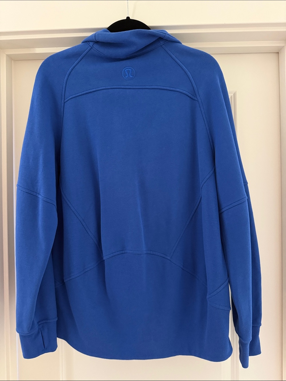 lululemon athletica Cobalt Blue Half-Zip Pullover Hoodie - Picture 2 of 2